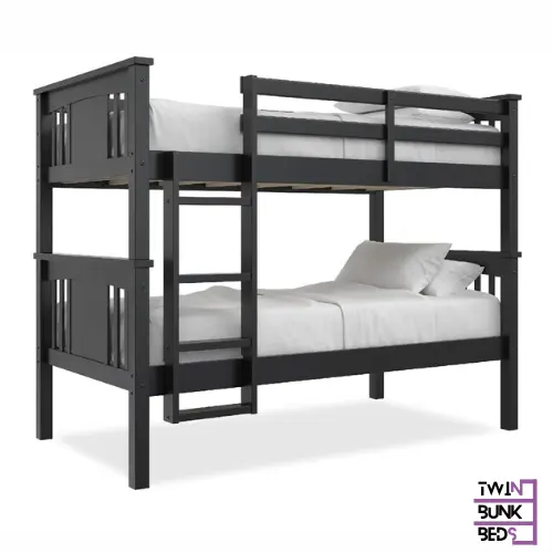 Twin Over Twin Wood Bunk Bed