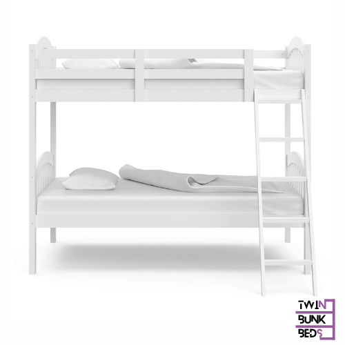 Twin Over Twin Convertible Wood Bunk Bed