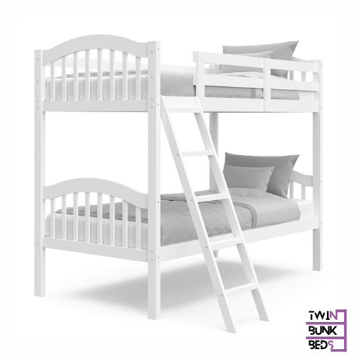 Twin Over Twin Convertible Wood Bunk Bed